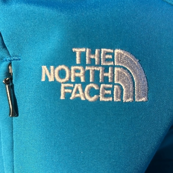 The North Face Womens Apex Bionic Jacket Full Zip Fleece Lined Turquoise Blue S - Picture 6 of 7
